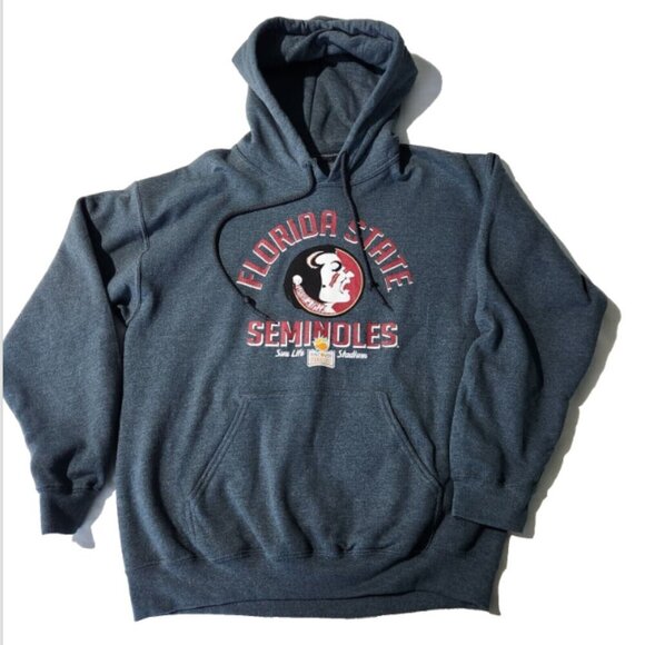 Florida State Seminoles Hoodie Men's Med. Long Sleeve Pullover Orange Bowl - Picture 3 of 11